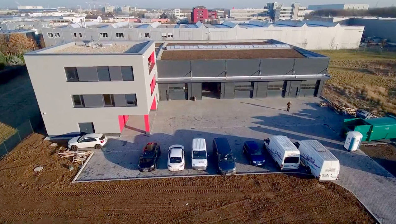 Dhünn Automaten Köln, Luftaufnahme Neuer FirmensitzKöln Ossendorf