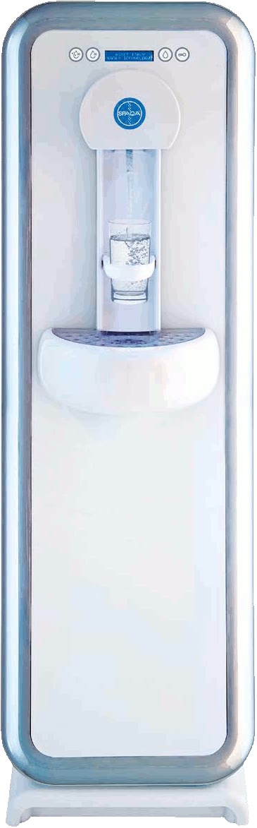 Wasserspender spaqa IQ Tower Standmodell - Dhünn Wasserspender & Getränkeautomaten Köln
