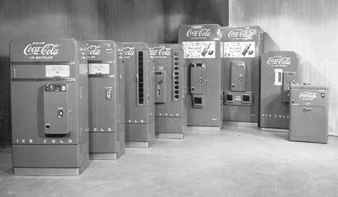 sandenvendo coca cola automaten 50er Jahre