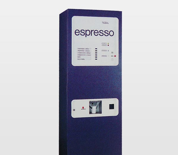 Antiker Kaffeevollautomat, Aufschrift Espresso