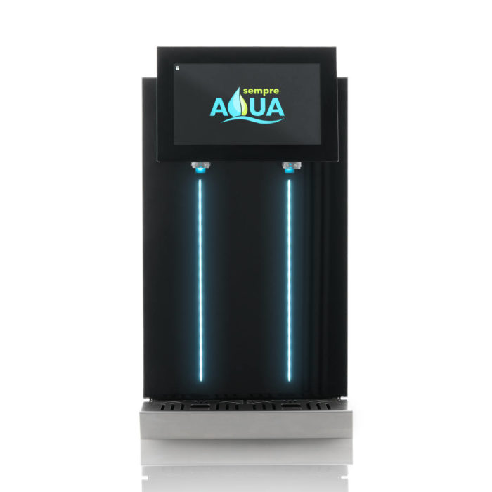 wasserspender sempreAqua PS150 schwarz Front